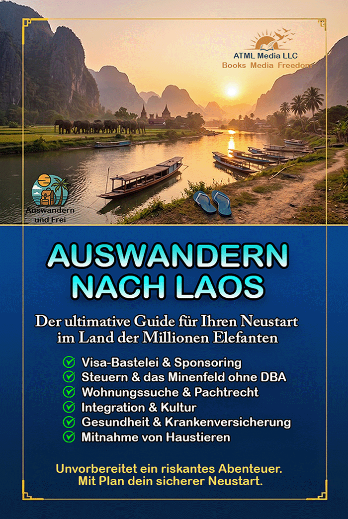 Buchcover Auswandern nach Laos