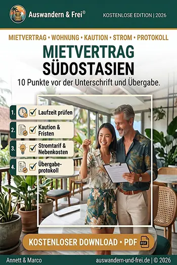 Cover: Mietvertrag Südostasien — 10 Punkte vor der Unterschrift