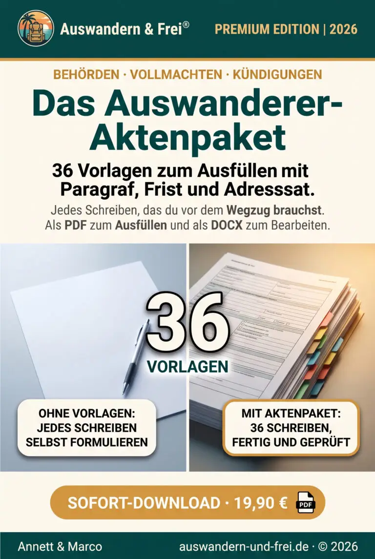 Cover: Das Auswanderer-Aktenpaket